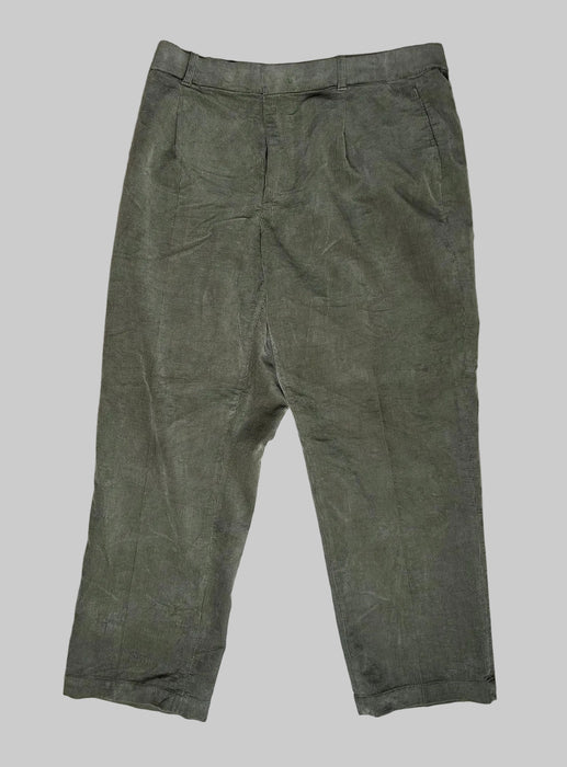 Groene babyrib broek