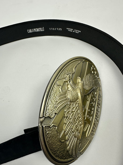 Buckle belt met XXL gesp