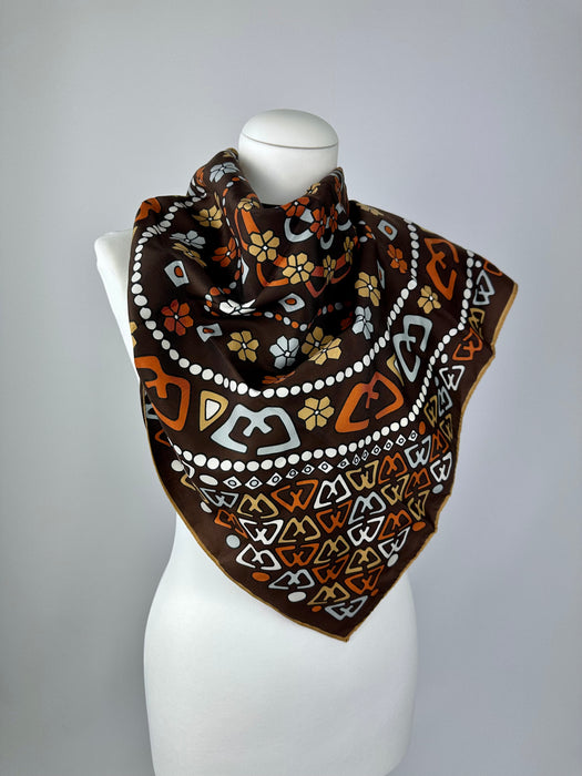Sjaal met retro print
