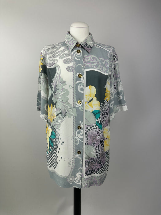 Print blouse korte mouw