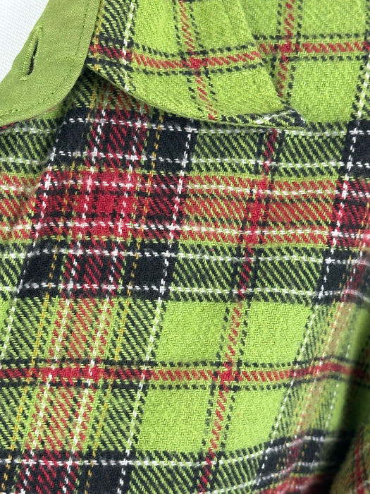Houthakkers blouse in fel groen