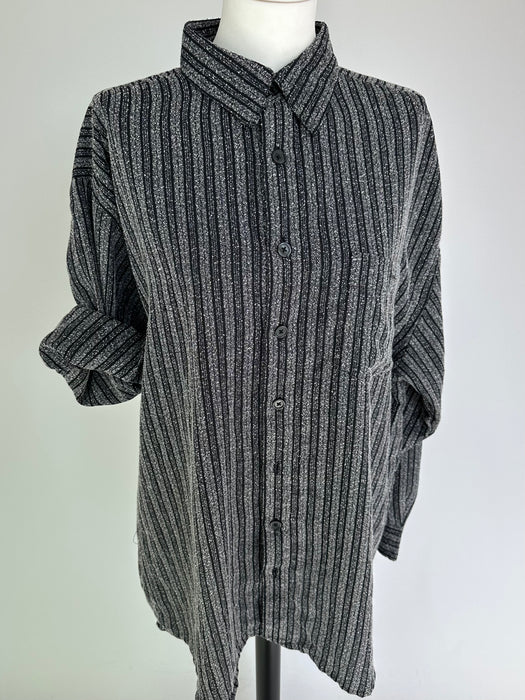 Oversized gestreepte blouse