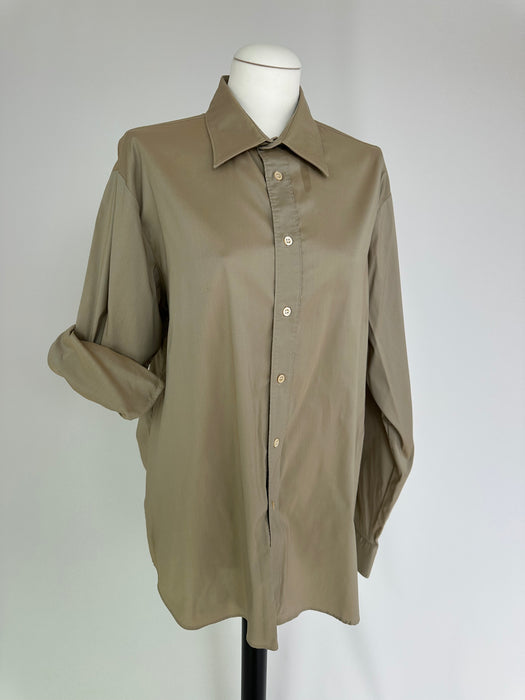 Beige overhemd-blouse van Boss
