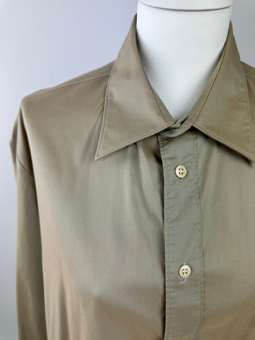 Beige overhemd-blouse van Boss