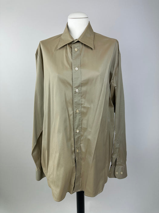 Beige overhemd-blouse van Boss