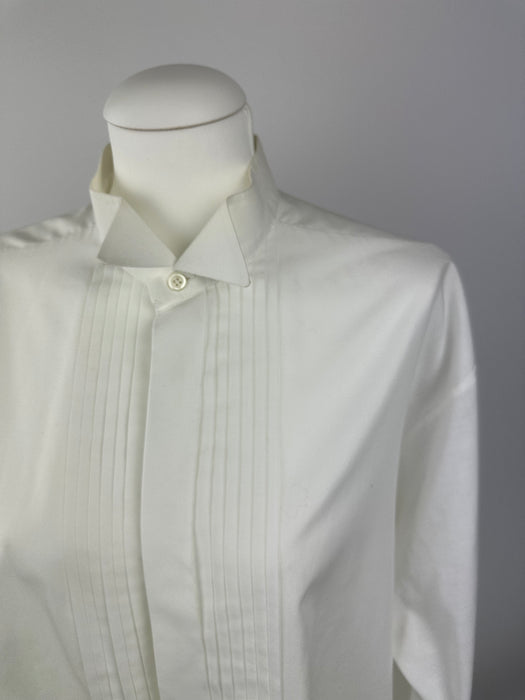 Witte smoking blouse