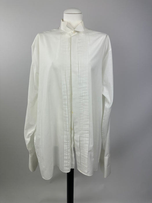 Witte smoking blouse