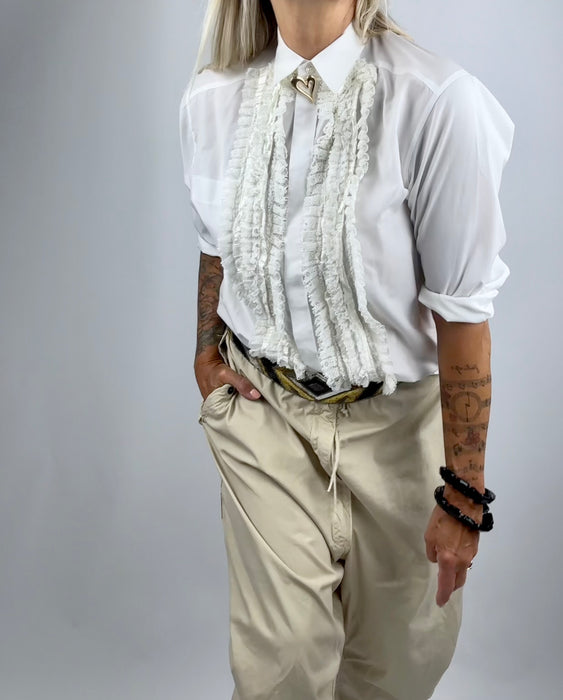 Zwarte stenen armband/ketting