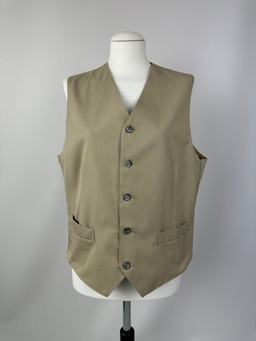 Zandkleurig gilet