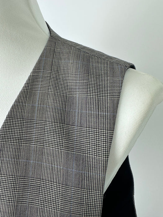 Grijze prince de galles ruit gilet