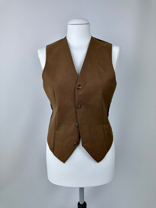 Chocoladebruin gilet