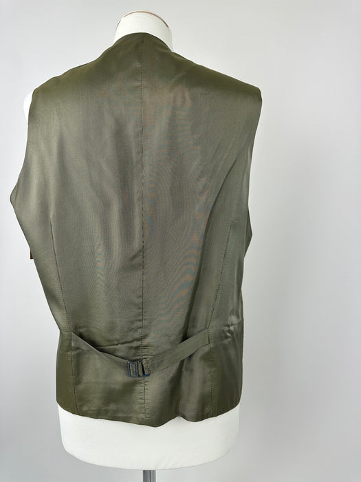 Zandbeige velours gilet