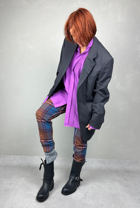 Broek met grote ruit