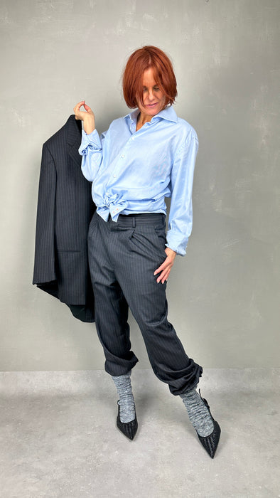 Antraciet grijs Armani kostuum