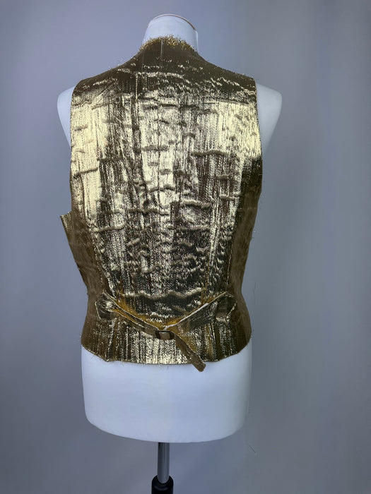 Gouden pailletten gilet