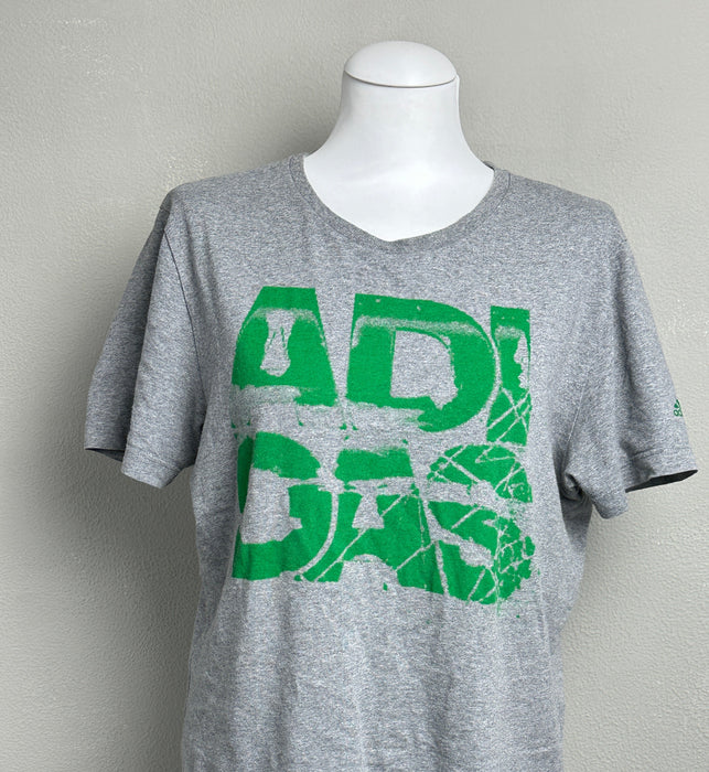Grijs gemêleerd Adidias Tee