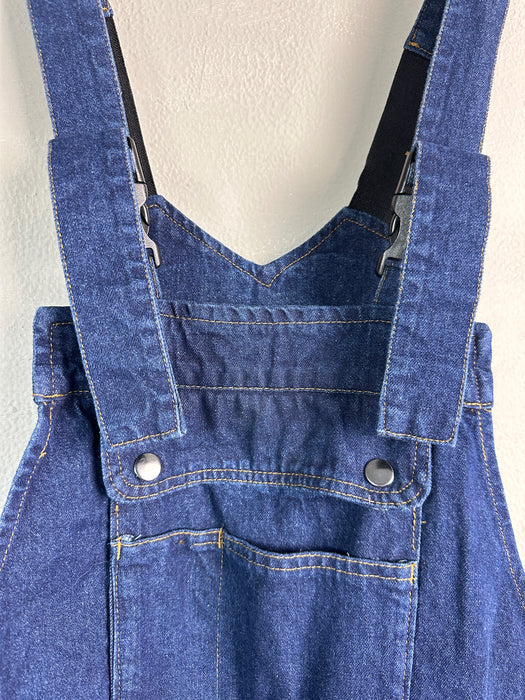 Donkerblauw jeans tuinpak