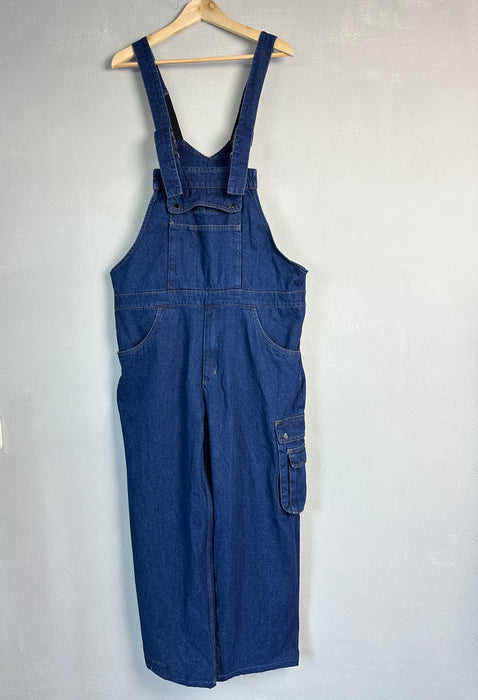 Donkerblauw jeans tuinpak