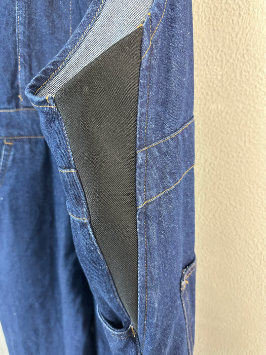 Donkerblauw jeans tuinpak