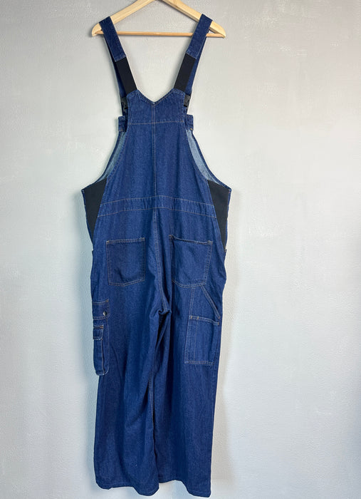 Donkerblauw jeans tuinpak