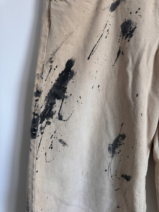 Reworked jort in beige