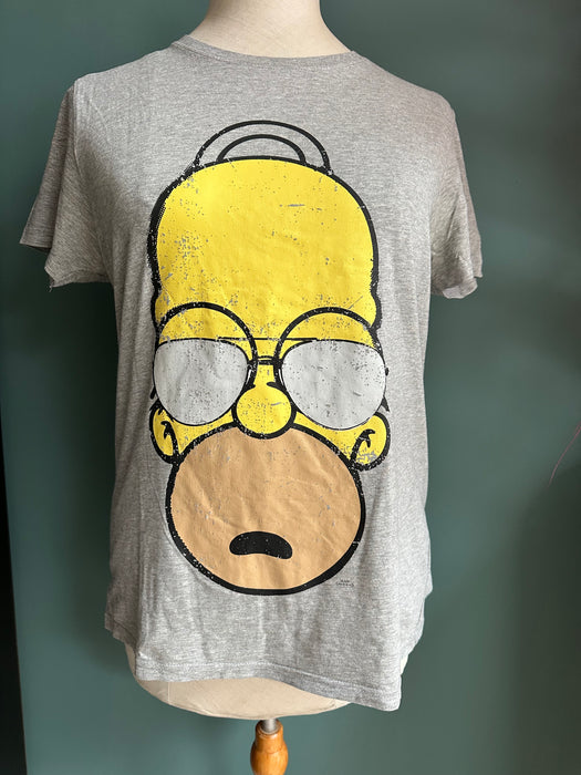 Grijs gemêleerd Simpsons T-shirt