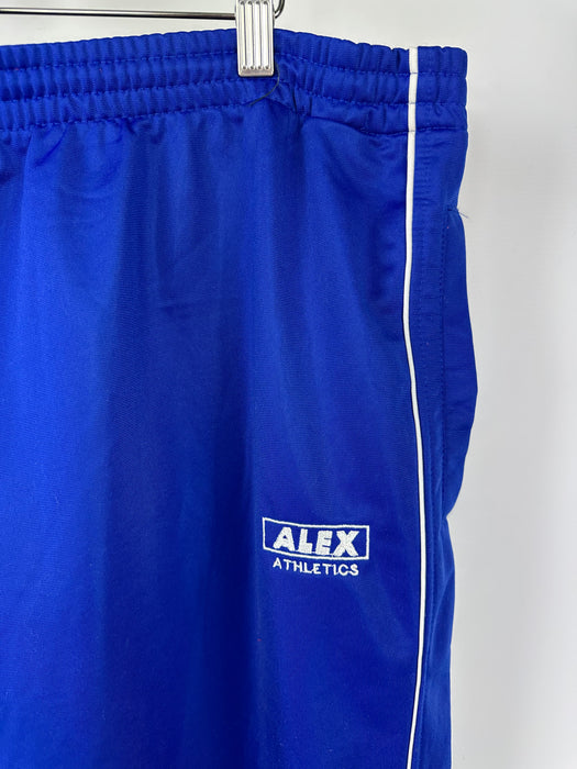 Blauwe old skool trainingsbroek