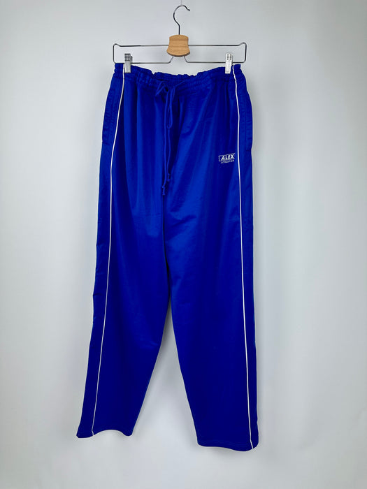 Blauwe old skool trainingsbroek