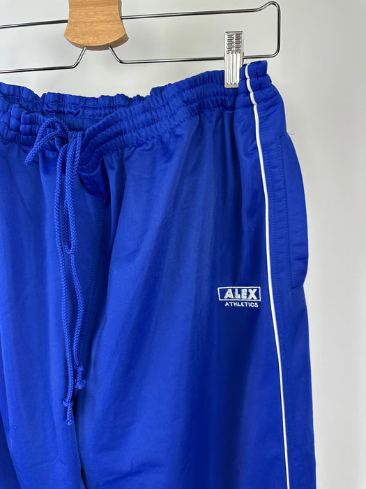 Blauwe old skool trainingsbroek
