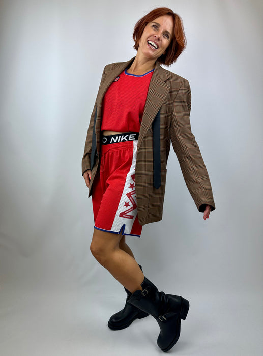Rood Converse sporty set