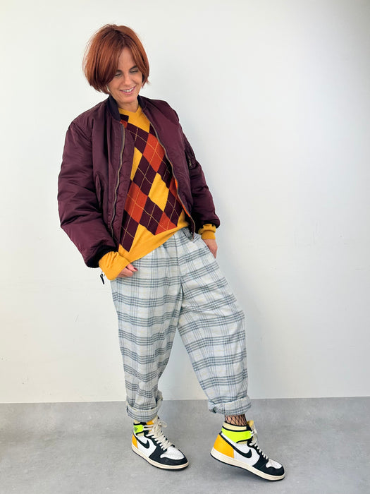 Burgundy bomber jack van Alpha Industry