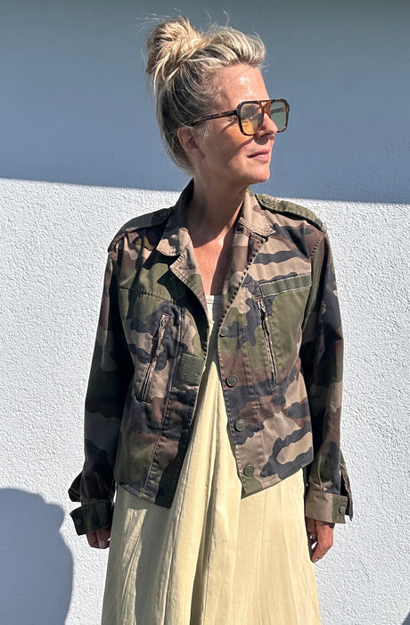 Customized smiley camo jasje