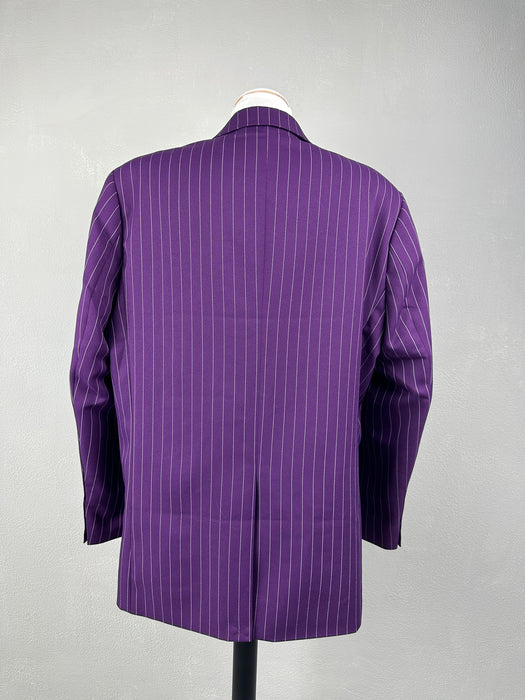 Paars krijtstreep colbert