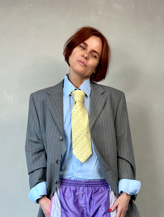 Butter yellow stropdas