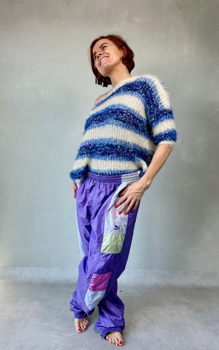 80's lila trainingsbroek Puma