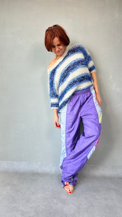 80's lila trainingsbroek Puma