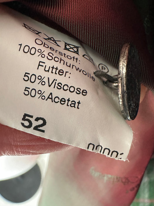 Groen grijs geruit colbert