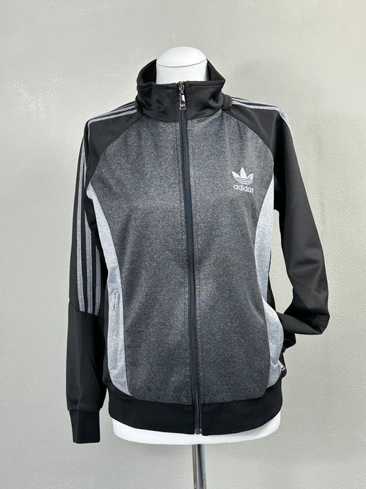 Grijs zwart Adidas trainingsjack