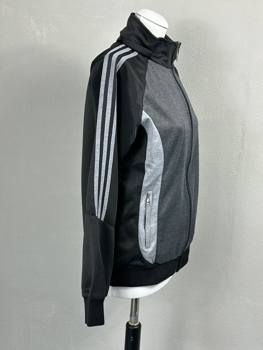 Grijs zwart Adidas trainingsjack