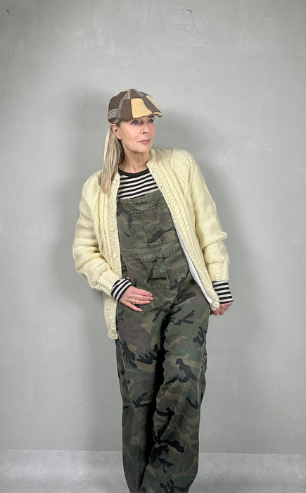 Butter yellow gebreid vest