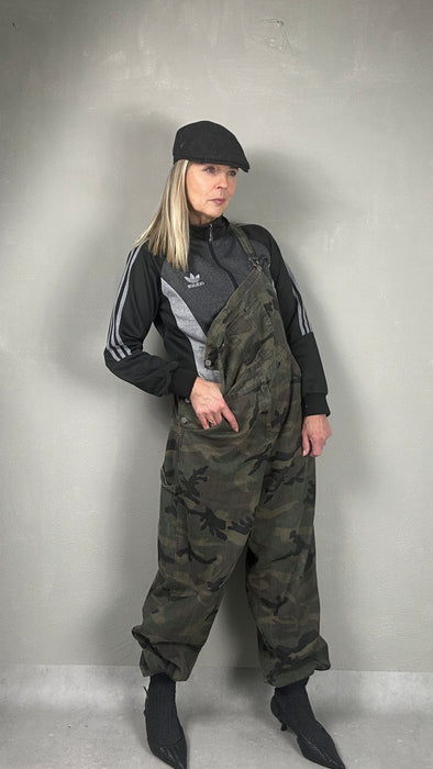 Grijs zwart Adidas trainingsjack