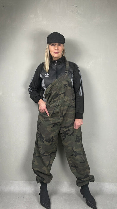 Grijs zwart Adidas trainingsjack