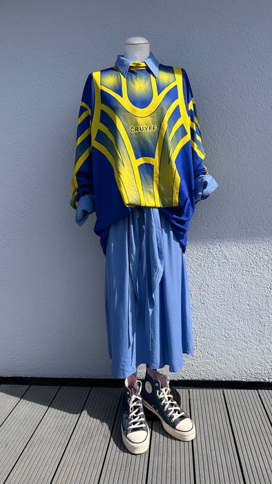 Blauwe jurk