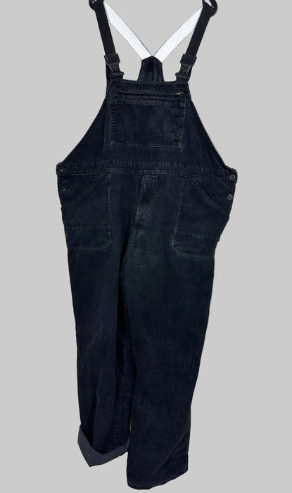 Zwarte XXL rib tuinbroek