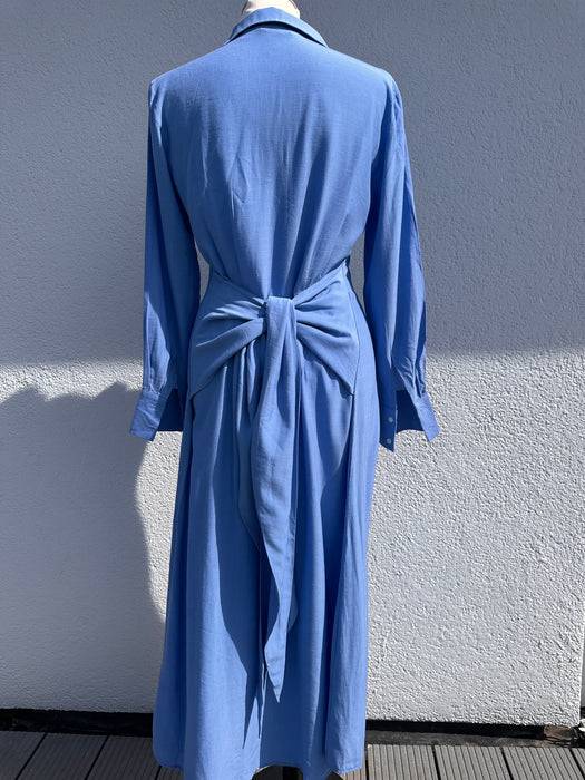 Blauwe jurk