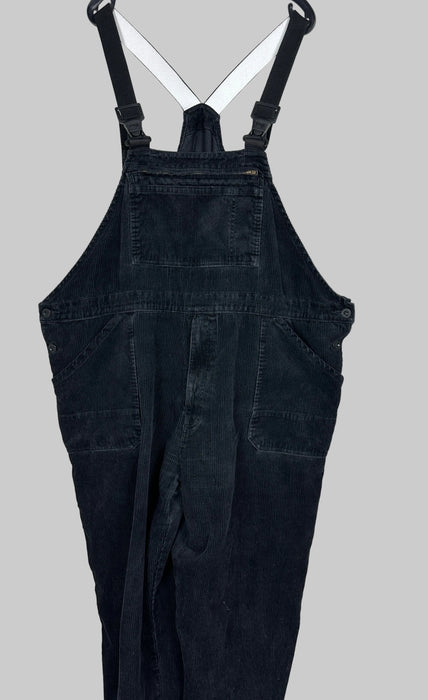 Zwarte XXL rib tuinbroek