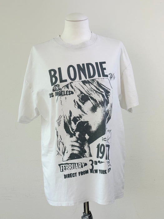 Wit T-Shirt met Blondie opdruk