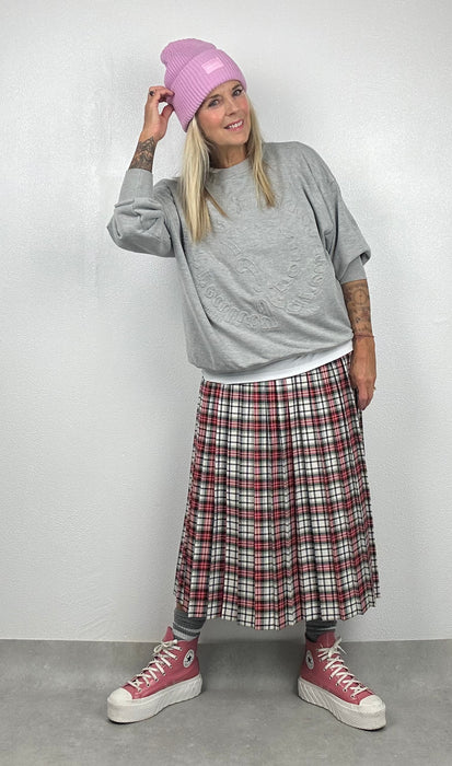 Geruite kilt plissé rok