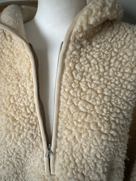 Anorak in Teddy stof