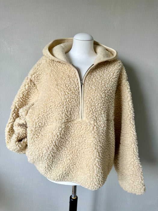 Anorak in Teddy stof